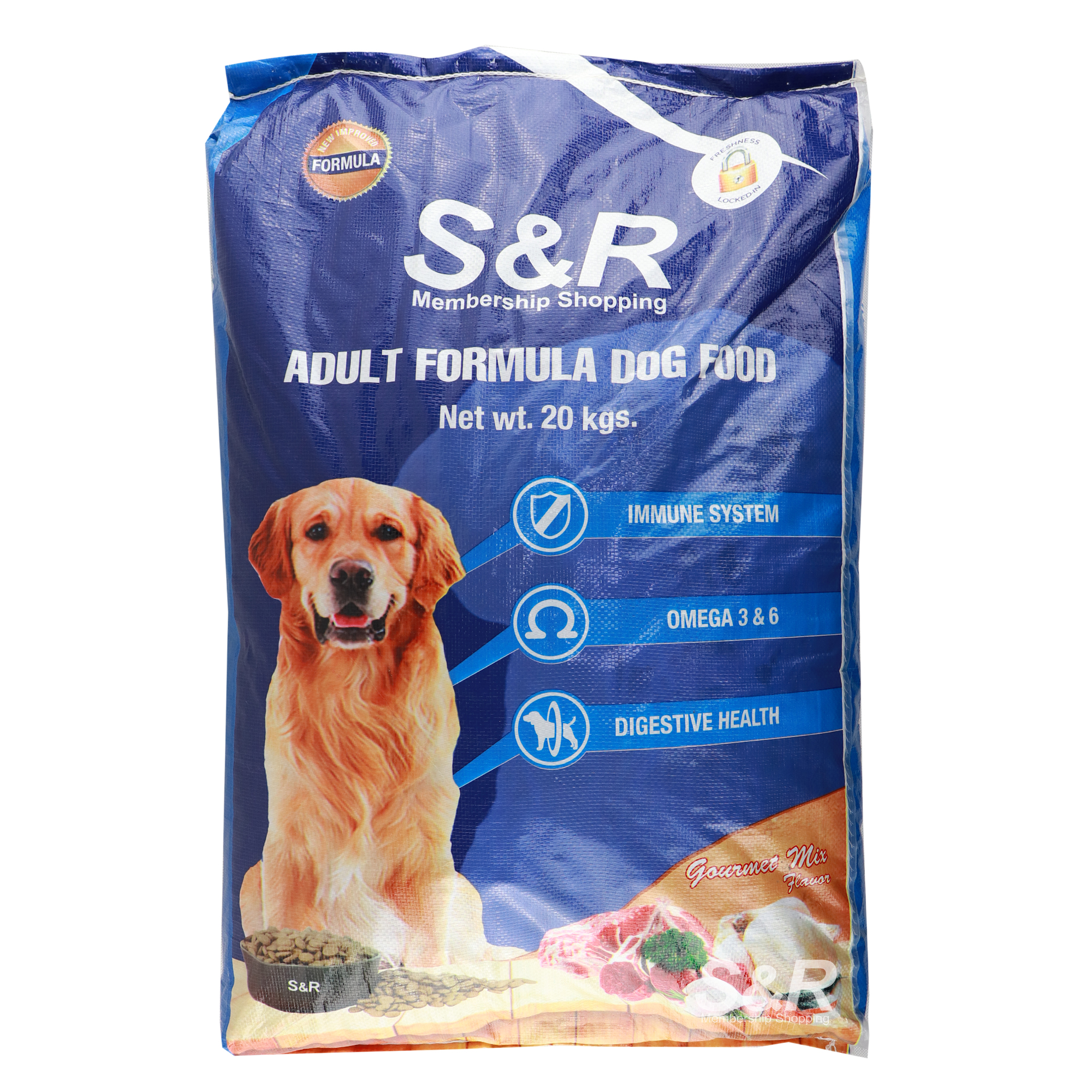 S&R Adult Formula Dry Dog Food 20kg